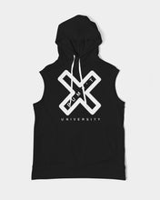Load image into Gallery viewer, PUMP'T UNIVERSITY LOGO 'X' Men's Premium Heavyweight Sleeveless Hoodie