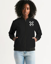 Load image into Gallery viewer, PUMP'T UNIVERSITY LOGO 'X' Women's Bomber Jacket