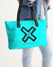 Load image into Gallery viewer, PUMP'T UNIVERSITY LOGO 'X' Stylish Tote