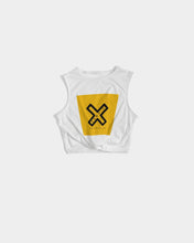 Load image into Gallery viewer, PUMP'T UNIVERSITY LOGO Women's Twist-Front Tank