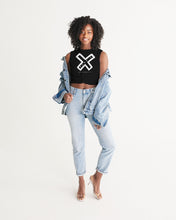 Load image into Gallery viewer, PUMP'T UNIVERSITY LOGO 'X' Women's Twist-Front Tank