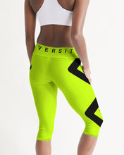 Load image into Gallery viewer, PUMP'T UNIVERSITY LOGO 'X' Women's Mid-Rise Capri