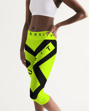 Load image into Gallery viewer, PUMP'T UNIVERSITY LOGO 'X' Women's Mid-Rise Capri