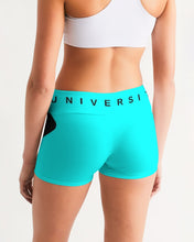 Load image into Gallery viewer, PUMP'T UNIVERSITY LOGO 'X' Women's Mid-Rise Yoga Shorts