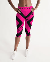 Load image into Gallery viewer, PUMP'T UNIVERSITY LOGO Women's Mid-Rise Capri