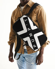 Load image into Gallery viewer, PUMP'T UNIVERSITY LOGO 'X' Slim Tech Backpack