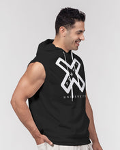 Load image into Gallery viewer, PUMP'T UNIVERSITY LOGO 'X' Men's Premium Heavyweight Sleeveless Hoodie