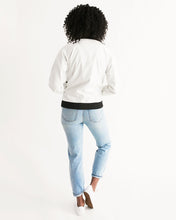 Load image into Gallery viewer, PUMP'T UNIVERSITY LOGO 'X' Women's Bomber Jacket
