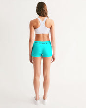 Load image into Gallery viewer, PUMP'T UNIVERSITY LOGO 'X' Women's Mid-Rise Yoga Shorts
