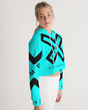 Load image into Gallery viewer, PUMP'T UNIVERSITY LOGO 'X' Women's Cropped Hoodie