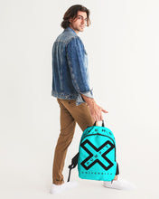 Load image into Gallery viewer, PUMP'T UNIVERSITY LOGO 'X' Large Backpack - Blue Volt