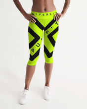 Load image into Gallery viewer, PUMP'T UNIVERSITY LOGO 'X' Women's Mid-Rise Capri