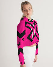 Load image into Gallery viewer, PUMP'T UNIVERSITY LOGO Women's Cropped Hoodie