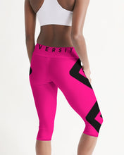 Load image into Gallery viewer, PUMP'T UNIVERSITY LOGO Women's Mid-Rise Capri