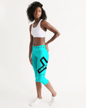 Load image into Gallery viewer, PUMP'T UNIVERSITY LOGO 'X' Women's Mid-Rise Capri