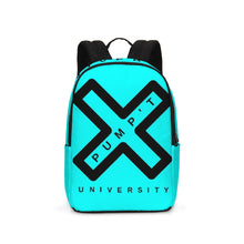 Load image into Gallery viewer, PUMP'T UNIVERSITY LOGO 'X' Large Backpack - Blue Volt