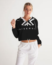 Load image into Gallery viewer, PUMP'T UNIVERSITY LOGO 'X' Women's Cropped Windbreaker