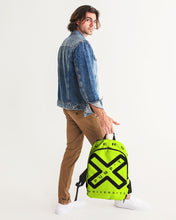 Load image into Gallery viewer, PUMP'T UNIVERSITY LOGO 'X' Large Backpack - Atomic Green