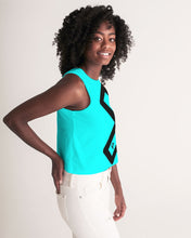 Load image into Gallery viewer, PUMP'T UNIVERSITY LOGO 'X' Women's Cropped Tank