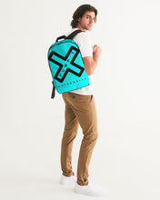 Load image into Gallery viewer, PUMP'T UNIVERSITY LOGO 'X' Large Backpack - Blue Volt