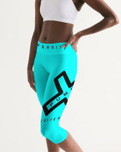 Load image into Gallery viewer, PUMP'T UNIVERSITY LOGO 'X' Women's Mid-Rise Capri