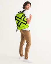 Load image into Gallery viewer, PUMP'T UNIVERSITY LOGO 'X' Large Backpack - Atomic Green