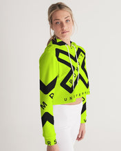 Load image into Gallery viewer, PUMP'T UNIVERSITY LOGO 'X' Women's Cropped Hoodie