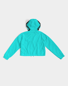PUMP'T UNIVERSITY LOGO 'X' Women's Cropped Windbreaker
