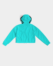 Load image into Gallery viewer, PUMP&#39;T UNIVERSITY LOGO &#39;X&#39; Women&#39;s Cropped Windbreaker
