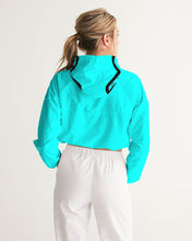 Load image into Gallery viewer, PUMP&#39;T UNIVERSITY LOGO &#39;X&#39; Women&#39;s Cropped Windbreaker
