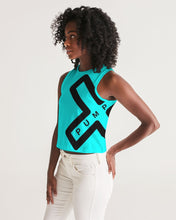 Load image into Gallery viewer, PUMP&#39;T UNIVERSITY LOGO &#39;X&#39; Women&#39;s Cropped Tank
