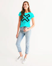 Load image into Gallery viewer, PUMP&#39;T UNIVERSITY LOGO &#39;X&#39; Women&#39;s Tee
