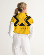 Load image into Gallery viewer, PUMP&#39;T UNIVERSITY LOGO Women&#39;s Cropped Windbreaker
