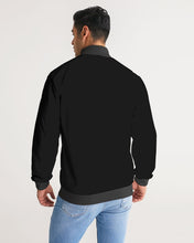 Load image into Gallery viewer, PUMP&#39;T UNIVERSITY LOGO &#39;X&#39; Men&#39;s Stripe-Sleeve Track Jacket
