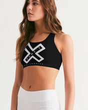 Load image into Gallery viewer, PUMP&#39;T UNIVERSITY LOGO &#39;X&#39; Women&#39;s Seamless Sports Bra
