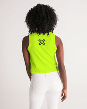 Load image into Gallery viewer, PUMP&#39;T UNIVERSITY LOGO &#39;X&#39; Women&#39;s Cropped Tank
