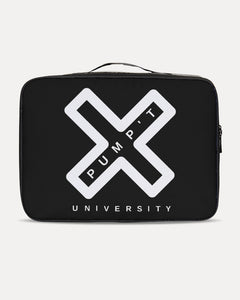 PUMP'T UNIVERSITY LOGO 'X' Jetsetter Travel Case - Black ice