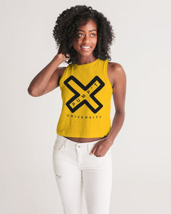 PUMP'T UNIVERSITY LOGO Women's Cropped Tank