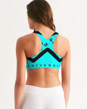 Load image into Gallery viewer, PUMP&#39;T UNIVERSITY LOGO &#39;X&#39; Women&#39;s Seamless Sports Bra
