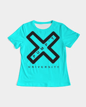 Load image into Gallery viewer, PUMP&#39;T UNIVERSITY LOGO &#39;X&#39; Women&#39;s Tee
