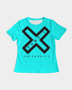 PUMP'T UNIVERSITY LOGO 'X' Women's Tee