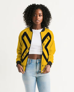 PUMP'T UNIVERSITY LOGO Women's Bomber Jacket