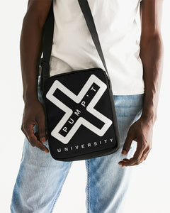PUMP'T UNIVERSITY LOGO 'X' Messenger Pouch
