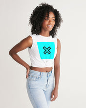 Load image into Gallery viewer, PUMP&#39;T UNIVERSITY LOGO &#39;X&#39; Women&#39;s Twist-Front Tank
