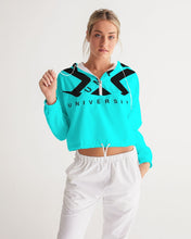 Load image into Gallery viewer, PUMP&#39;T UNIVERSITY LOGO &#39;X&#39; Women&#39;s Cropped Windbreaker
