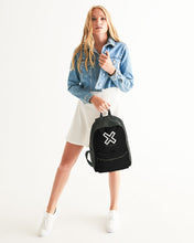 Load image into Gallery viewer, PUMP&#39;T UNIVERSITY LOGO &#39;X&#39; Small Canvas Backpack
