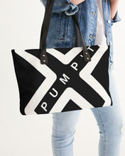 Load image into Gallery viewer, PUMP&#39;T UNIVERSITY LOGO &#39;X&#39; Stylish Tote
