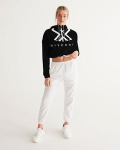 PUMP'T UNIVERSITY LOGO 'X' Women's Cropped Windbreaker