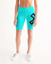 Load image into Gallery viewer, PUMP&#39;T UNIVERSITY LOGO &#39;X&#39; Women&#39;s Mid-Rise Bike Shorts
