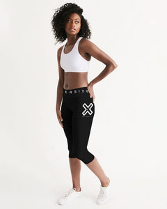 PUMP'T UNIVERSITY LOGO 'X' Women's Mid-Rise Capri